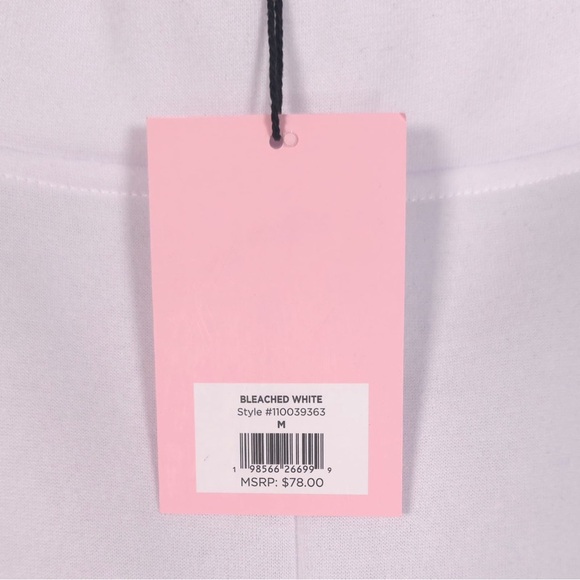 NWT JUICY COUTURE SET Pants + Pullover Sweater BLEACHED WHITE Size MEDIUM - Picture 4 of 16